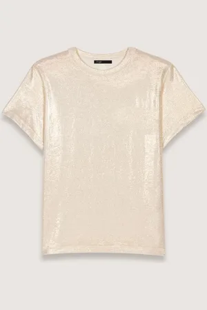 Maje Tee-shirt Lamé