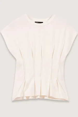 Maje Tee-shirt À Pinces