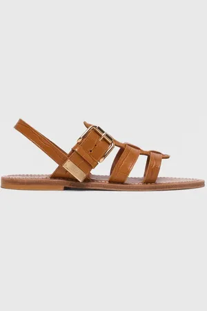 Maje Sandales Plates En Cuir K. jacques