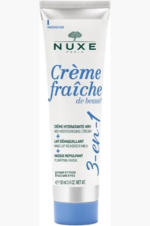 Nuxe Crème 3-en-1 Hydratante 48h + Lait Démaquillant + Masque Repulpant