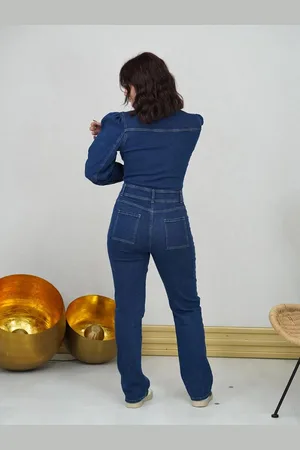 Mariquita Trasquilá Combinaison largo denim s