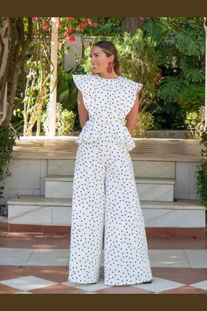 Mariquita Trasquilá Combinaison peplum capri l