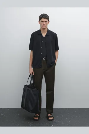 Massimo Dutti Cardigan Manches Courtes Coton - - Xl - - Homme