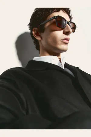 Massimo Dutti Lunettes Rectangulaires Effet Écaille - - 01 - - Homme