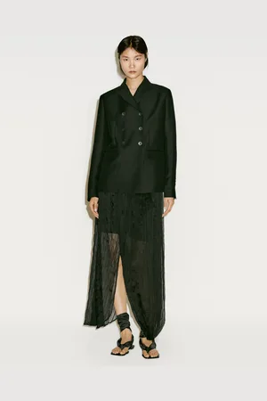 Massimo Dutti Jupe Plissée Retroussée - Limited Edition - - L - - Femme
