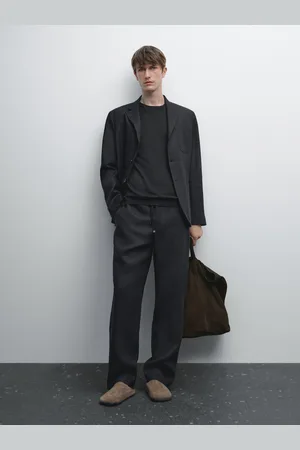 Massimo Dutti Pantalon Jogging 100 % Lin - - Xl - - Homme