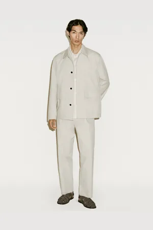 Massimo Dutti Surchemise En Crêpe De Coton Mélangé - Limited Edition - - L - - Homme