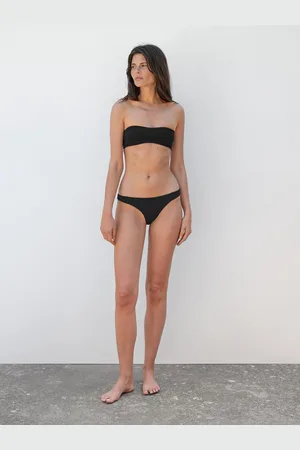 Massimo Dutti Haut De Bikini Bandeau Texturé - - M - - Femme