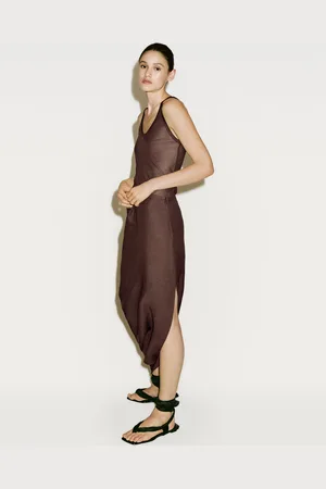 Massimo Dutti Jupe Midi Asymétrique Dans Le Bas - Limited Edition - - 42 - - Femme