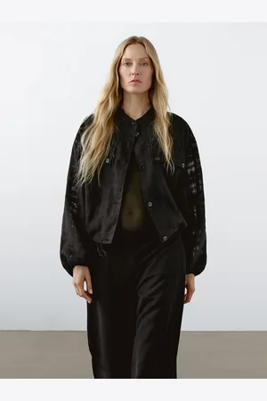 Massimo Dutti Pantalon Lin Taille Élastique - - 42 - - Femme