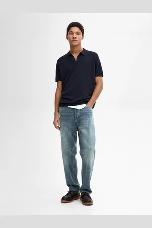 Massimo Dutti Pull Polo En Maille 100 % Coton - - L - - Homme