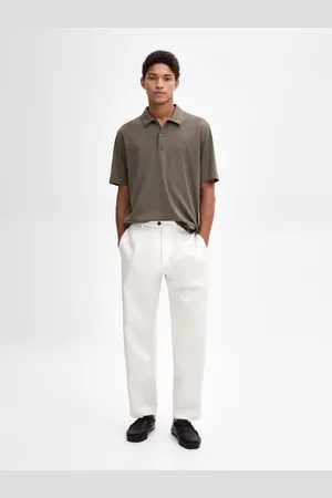 Massimo Dutti Polo Col Boutonné 100 % Coton - - L - - Homme