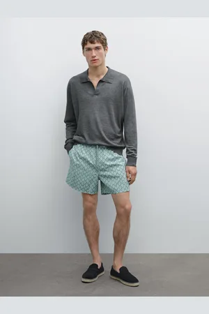 Massimo Dutti Short De Bain Imprimé - - L - - Homme