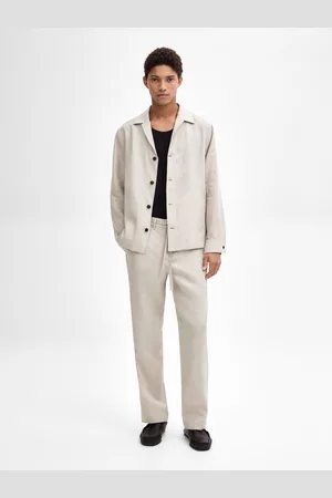 Massimo Dutti Pantalon 100 % Lin Ensemble - - 44 - - Homme