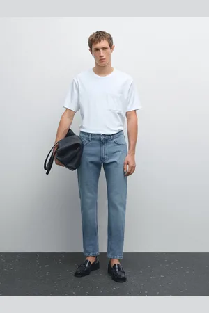 Massimo Dutti Jean Slim En Coton Mélangé - - 31 - - Homme
