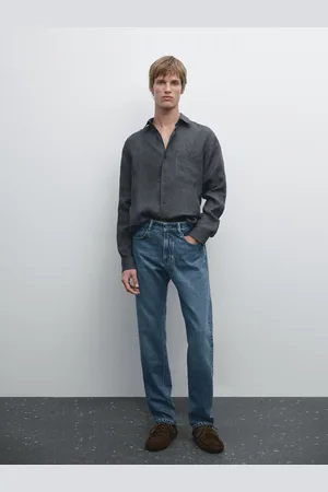 Massimo Dutti Jean Slim En Coton Mélangé - - 31 - - Homme