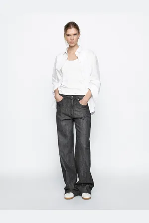Massimo Dutti Jean Large Taille Haute - - 44 - - Femme