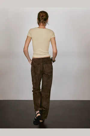 Massimo Dutti T-Shirt À Manches Courtes En Coton Mélangé - - S - - Femme