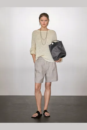 Massimo Dutti Bermuda Milleraies 100% Lin - - 42 - - Femme