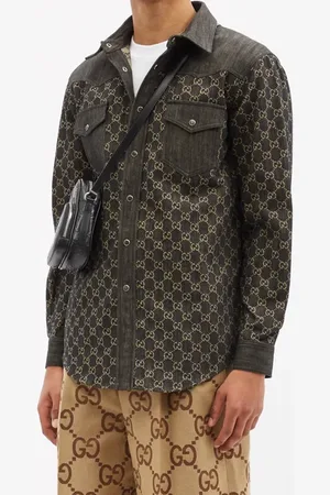 Chemise gucci homme motif hot sale