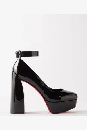 Louboutin outlet talon carré