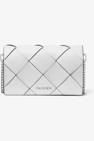 Michael Kors Sac à bandoulière Jet Set de taille moyenne en cuir tressé