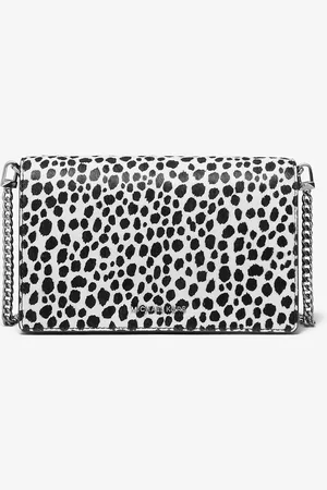 Michael Kors Sac à bandoulière Jet Set de taille moyenne en poil de vachette à imprimé guépard