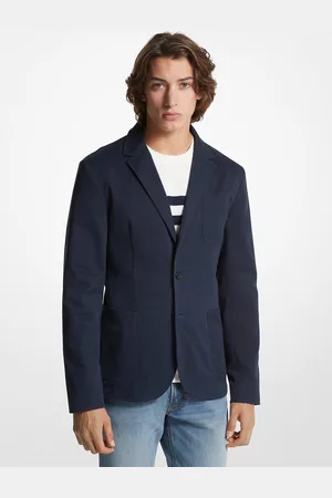 Michael Kors Blazer en coton sergé extensible