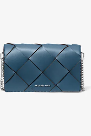 Michael Kors Sac à bandoulière Jet Set de taille moyenne en cuir tressé