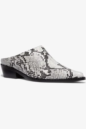 Michael Kors Mule Nash en cuir effet serpent en relief