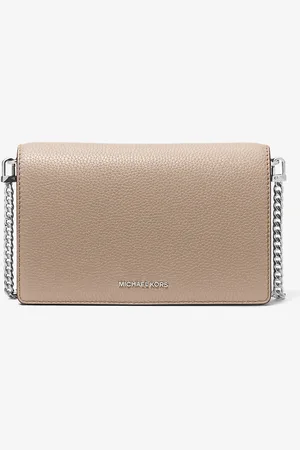 Michael Kors Sac à bandoulière Jet Set de taille moyenne en cuir grainé