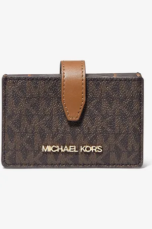 Michael Kors Porte-cartes accordéon Jet Set à logo de taille moyenne