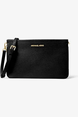 Michael Kors Grand sac à bandoulière Jet Set en cuir grainé