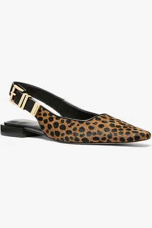 Michael Kors Chaussure plate Darrington en poil de vachette à imprimé guépard