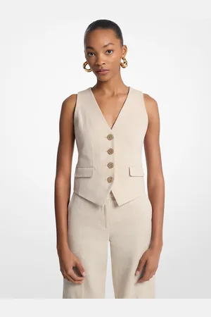 Michael Kors Gilet en sergé de lin et de coton