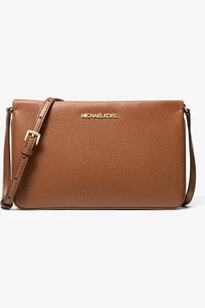 Michael Kors Grand sac à bandoulière Jet Set en cuir grainé