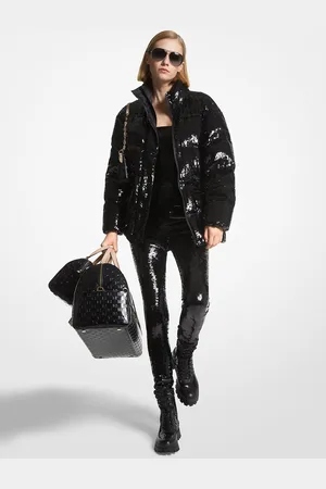 Michael Kors Doudoune matelassée cirée à sequins