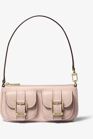 Michael Kors Petite pochette Zoe en cuir grainé