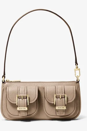 Michael Kors Petite pochette Zoe en cuir grainé