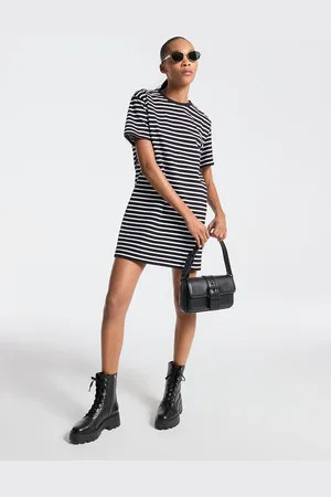Michael Kors Robe t-shirt rayée en coton
