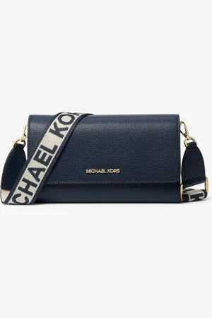 Michael Kors Grand sac à bandoulière Jet Set en cuir