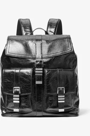 Michael Kors Grand sac à dos Darrington en cuir craquelé