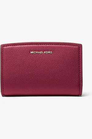 Michael Kors Portefeuille Bryant de taille moyenne en cuir grainé