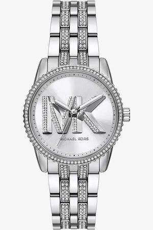 Michael Kors Mini montre Bryant ée à pierres pavées et logo