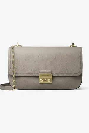 Michael Kors Grand sac porté épaule Tribeca en cuir nubuck