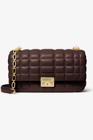 Michael Kors Grand sac porté épaule Tribeca en cuir matelassé