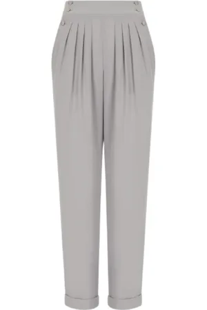Giorgio Armani Femme, Pantalons, Gris, Taille: 38 FR Pantalon
