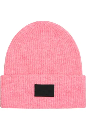 Mads Norgaard Femme, Accessoires, Rose, Taille: ONE Size Bonnet