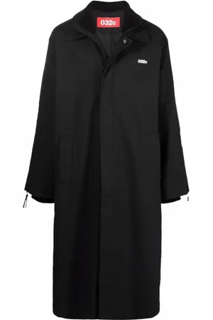 032c Homme, Vestes, Noir, Taille: M Manteau