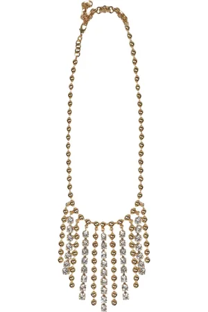 Alessandra Rich Femme, Accessoires, Jaune, Taille: ONE Size Colliers